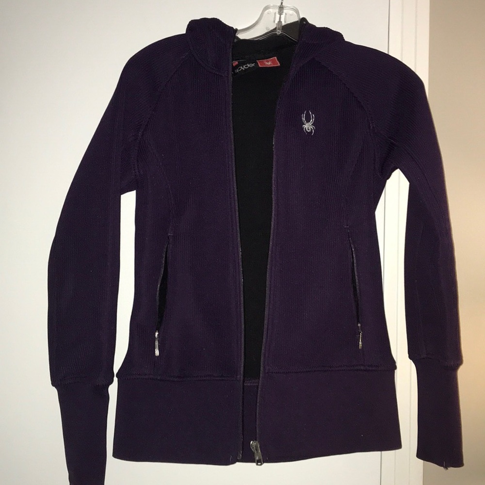 Women’s hooded spyder jacket